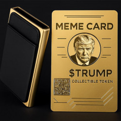 TrumpCard Originale – MemeCard Collector Métal Unique