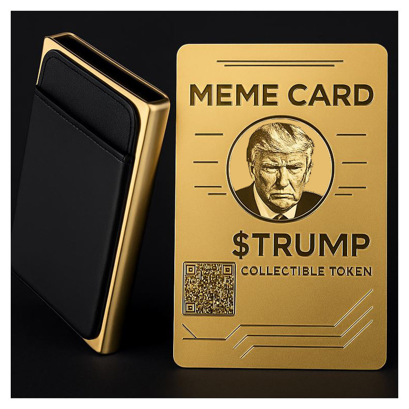 TrumpCard Originale – MemeCard Collector Métal Unique TrumpCard Originale – MemeCard Collector Métal Unique